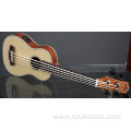 Ubes white thick line ukulele